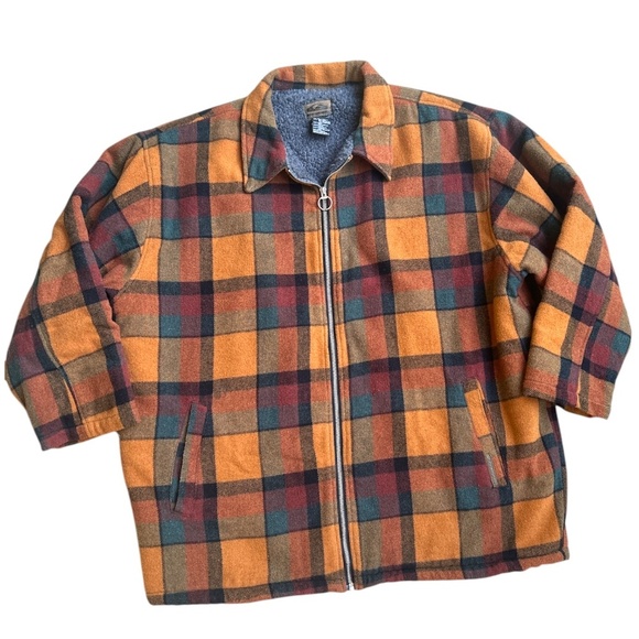 Quicksilver Vintage Oversized Sherpa Jacket Size L - Picture 1 of 7